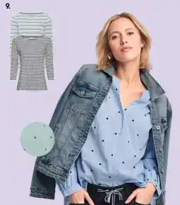 Galeria TOM TAILOR Shirt mit U-Boot Ausschnitt Angebot