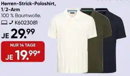 Galeria MANGUUN Herren-Strick-Poloshirt, 1/2-Arm Angebot