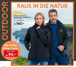 Galeria Jack Wolfskin Damen oder Herren Outdoorjacke „Toughlight 2L" Angebot