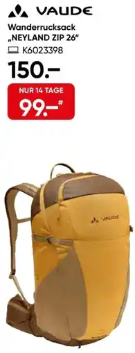 Galeria VAUDE Wanderrucksack ,,NEYLAND ZIP 26" Angebot