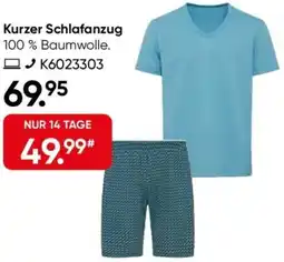 Galeria CALIDA Kurzer Schlafanzug Angebot