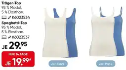 Galeria Träger-Top oder Spaghetti-Top Angebot