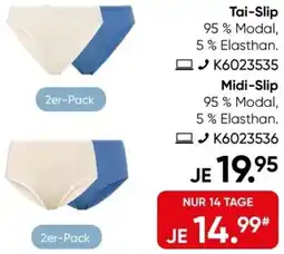 Galeria Tai-Slip oder Midi-Slip Angebot