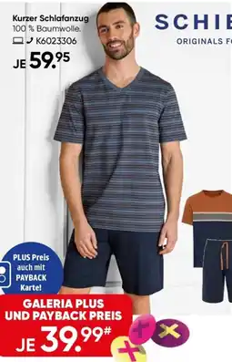 Galeria SCHIESSER Kurzer Schlafanzug Angebot