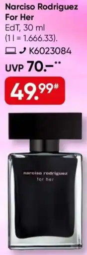 Galeria Narciso Rodriguez For Her EdT Angebot