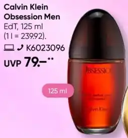 Galeria Calvin Klein Obsession Men EdT Angebot