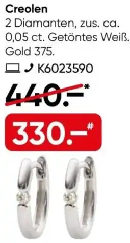 Galeria MONCARA Creolen Angebot