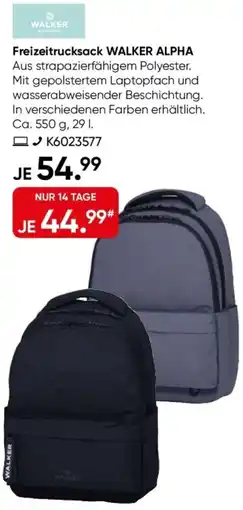 Galeria Freizeitrucksack WALKER ALPHA Angebot