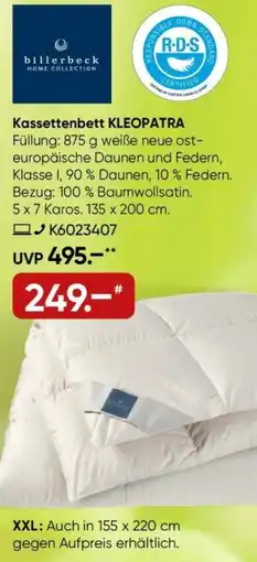 Galeria billerbeck Kassettenbett KLEOPATRA Angebot
