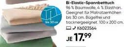 Galeria GALERIA essentials Bi-Elastic-Spannbetttuch Angebot