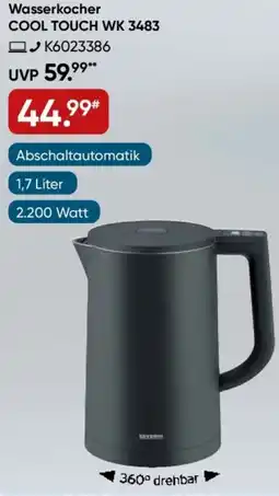 Galeria SEVERIN Wasserkocher COOL TOUCH WK 3483 Angebot