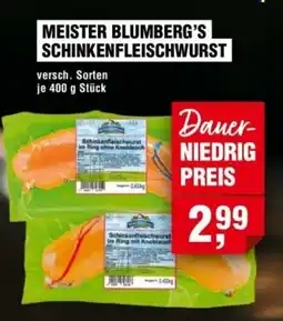Handelshof MEISTER BLUMBERG'S SCHINKENFLEISCHWURST Angebot