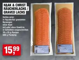 Handelshof HAAK & CHRIST RÄUCHERLACHS/ GRAVED LACHS Angebot