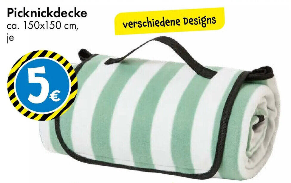 Picknickdecke Angebot bei TEDi