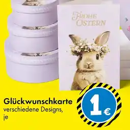 TEDi Glückwunschkarte Angebot