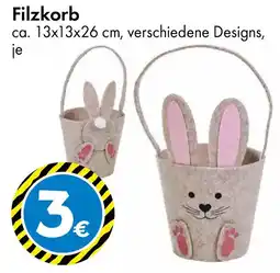 TEDi Filzkorb Angebot