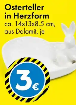 TEDi Osterteller in Herzform Angebot