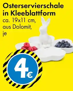 TEDi Osterservierschale in Kleeblattform Angebot