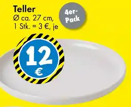 TEDi Teller 4er- Pack Angebot