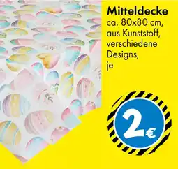 TEDi Mitteldecke ca. 80x80 cm Angebot