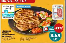 PENNY MÜHLENHOF REGIONAL Frische Schweine-Nackensteaks Angebot