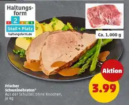 PENNY Frischer Schweinebraten Angebot