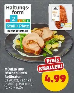 PENNY MÜHLENHOF Frischer Puten-Rollbraten Angebot