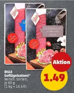 PENNY BILLE Geflügelsalami Angebot
