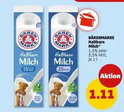 PENNY BÄRENMARKE Haltbare Milch Angebot