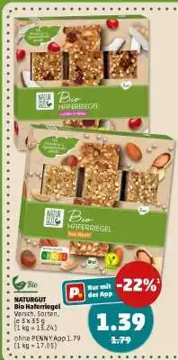 PENNY NATURGUT Bio Haferriegel Angebot