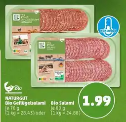 PENNY NATURGUT Bio Geflügelsalami Angebot