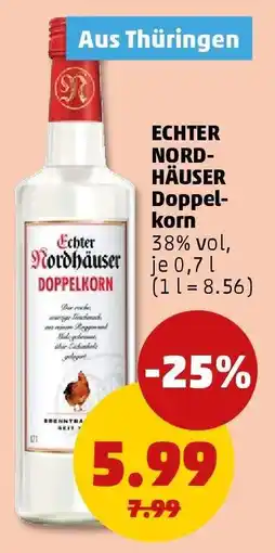PENNY Echter Nordhäuser Doppelkorn Angebot
