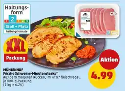 PENNY MÜHLENHOF Frische Schweine-Minutensteaks Angebot