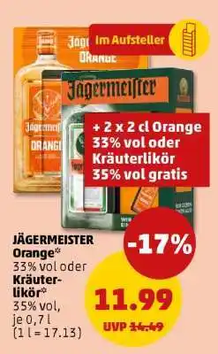 PENNY JÄGERMEISTER Orange Angebot