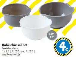 TEDi Rührschüssel Set Angebot