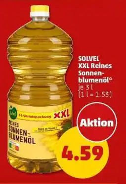 PENNY SOLVEL XXL Reines Sonnenblumenöl Angebot