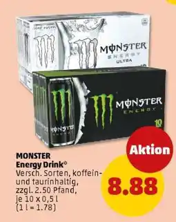 PENNY Monster energy drink Angebot
