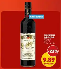 PENNY RADEBERGER Kräuterlikör Angebot