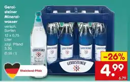 Netto Marken-Discount Gerolsteiner Mineralwasser Angebot