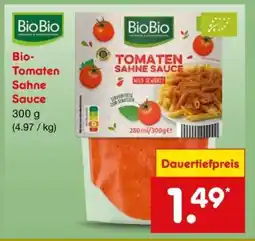 Netto Marken-Discount Bio-Tomaten Sahne Sauce Angebot