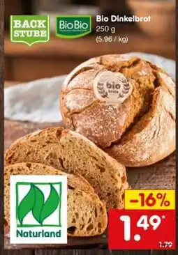 Netto Marken-Discount Bio-Dinkelbrot Angebot