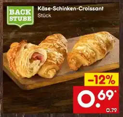 Netto Marken-Discount Käse-Schinken-Croissant Angebot