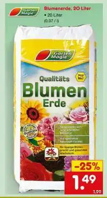 Netto Marken-Discount Blumenerde, 20 Liter Angebot