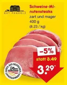 Netto Marken-Discount Schweine-Minutensteaks Angebot