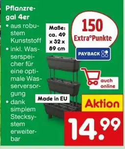 Netto Marken-Discount Pflanzregal 4er Angebot