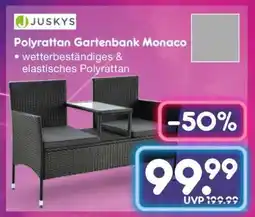 Netto Marken-Discount Polyrattan Gartenbank Monaco Angebot