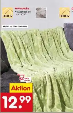Netto Marken-Discount Wohndecke Angebot