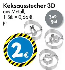 TEDi Keksausstecher 3D 3er- Set Angebot