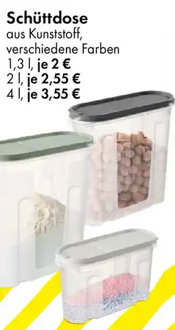 TEDi Schüttdose Angebot