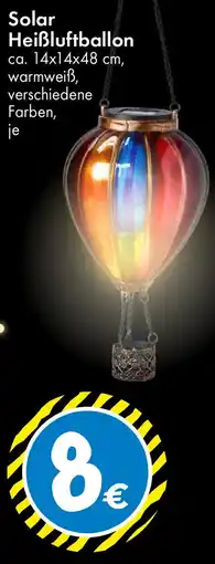 TEDi Solar Heißluftballon Angebot